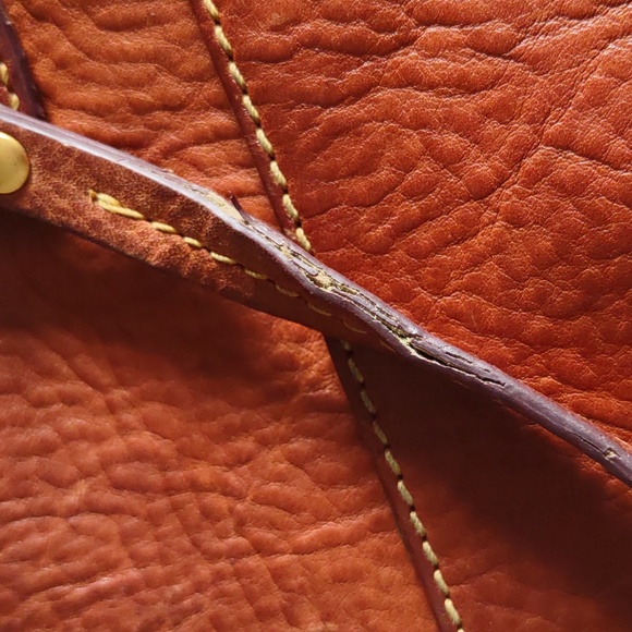 Dooney & Bourke Brown Pebbled Leather Crossbody Bag - Picture 11 of 16